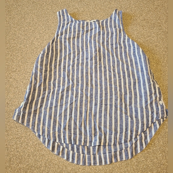 Womens Beach Lunch Lounge Linen Blend Tank Size Medium - Picture 1 of 5